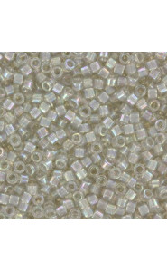 Miyuki delica Beads 11/0 - Transparent gray mist ab DB-1251